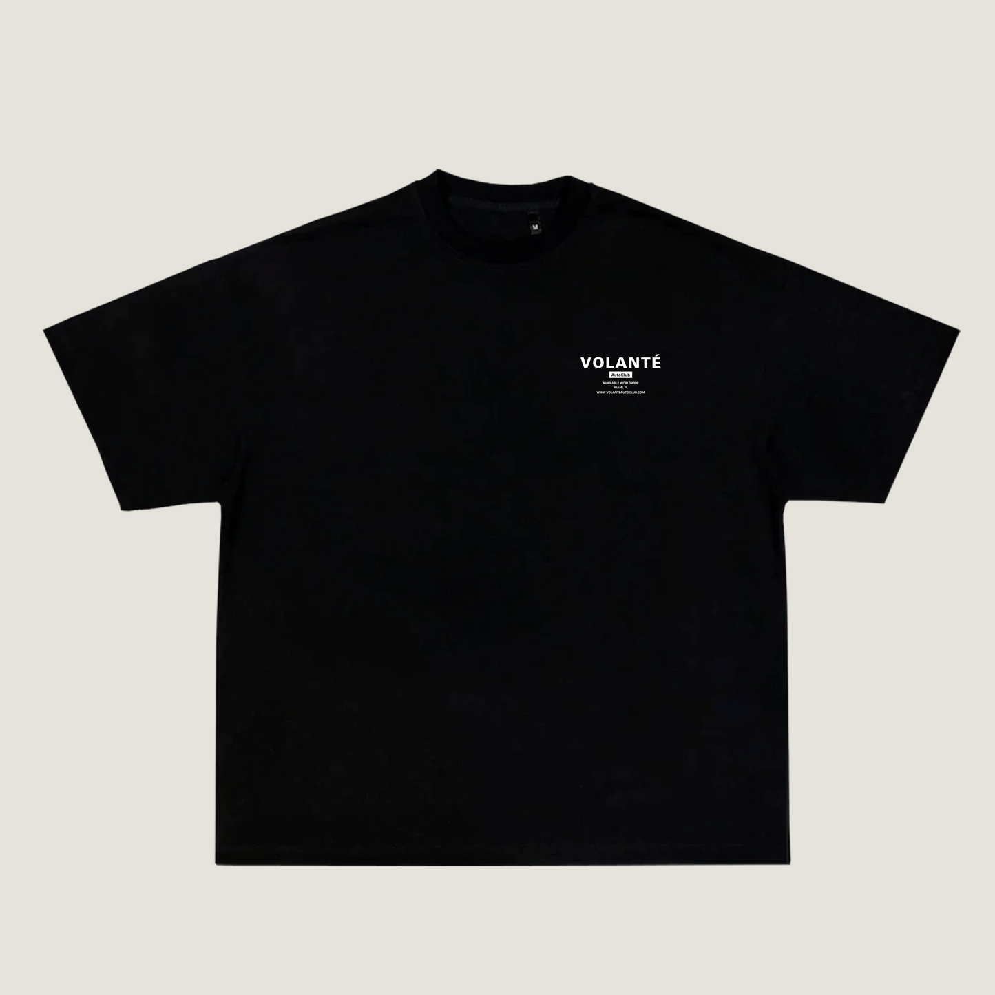 NO BACKSEAT TEE BLACK
