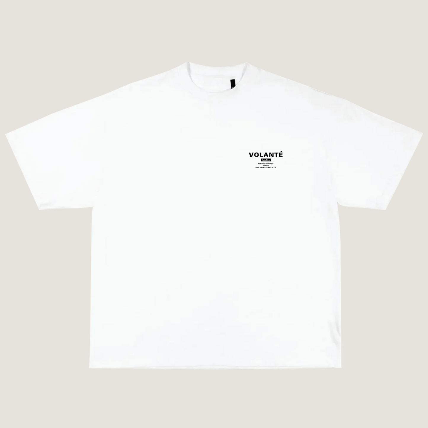 NO BACKSEAT TEE WHITE